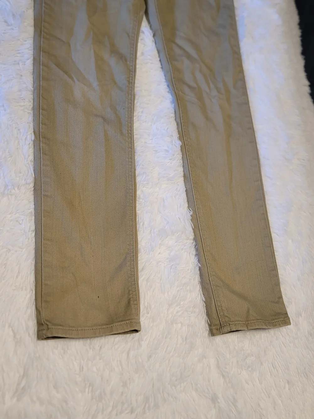 Empyre Surplus Co Skeletor Skinny Jeans in Khaki Tan Wize 28